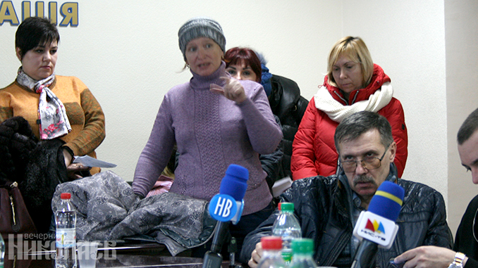 Пресс-конференция директоров ТЭЦ и Облтеплоэнерго, Николаев 16 января 2020 г.