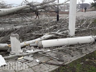 Циклон в Николаеве, непогода, шквальный ветер, обрушился Старый ингульский мост