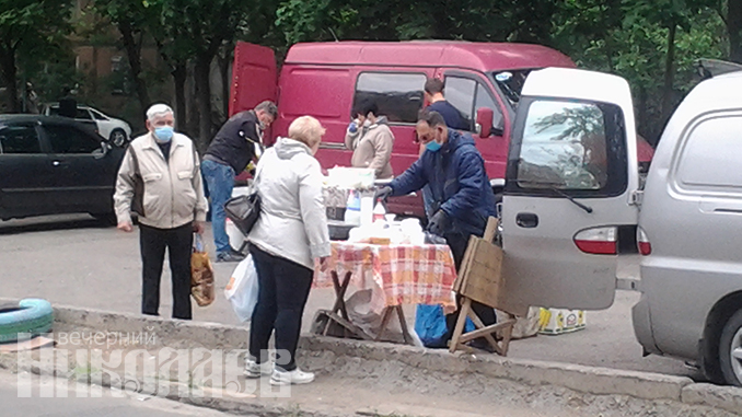 Ярмарка на Колодезной, рынки, несанкционированная торговля, карантин в Николаеве (с) Фото - Анна Рубанская, ВН