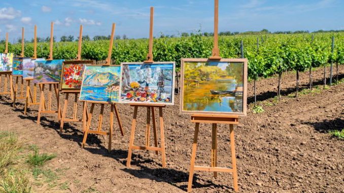 Коблево, виноградники, выставка картин, виноделие в Николаеве, отдых в Николаеве