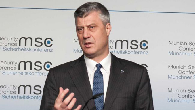 Президент Косово Хашим Тачи