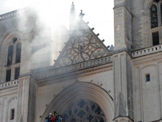 Поджог собора в Нанте осуществил беженец из Руанды, Франция, пожар в соборе