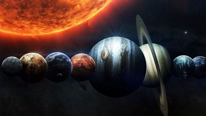 Парад планет, астрономия, явления, космос, звезды, планеты, Солнце, Меркурий, Венера, Земля, Марс, Юпитер, Сатурн, Нептун, Уран, Плутон
