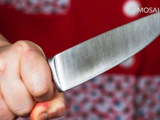 Женщина зарезала мужа, убийство, рука с ножом, криминал, домашнее насилие