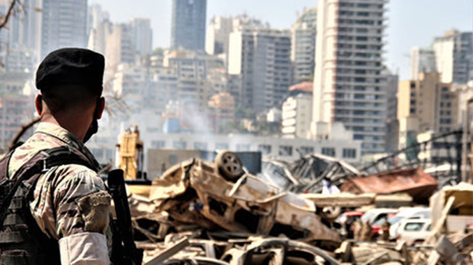 Пожар в Бейруте