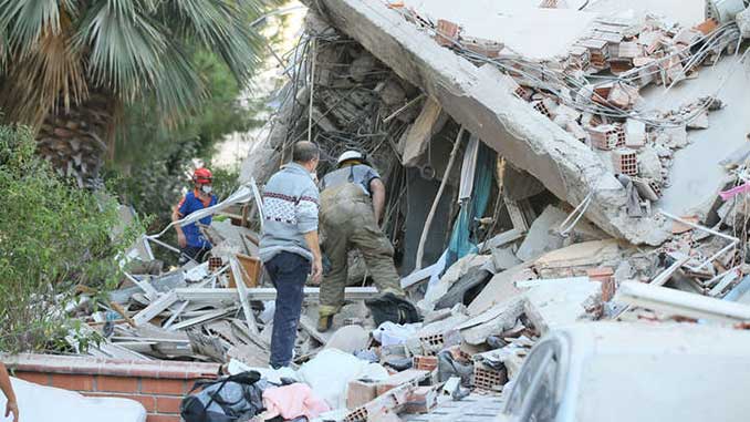 Землетрясение , Турция, стихия, бедствие, разрушения, Измир