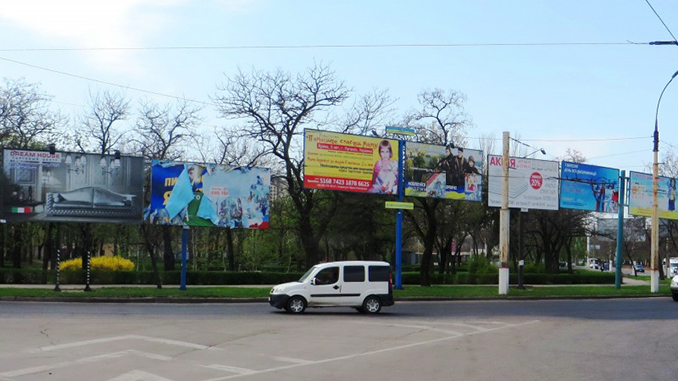 Билборды в Николаеве, рекламные конструкции