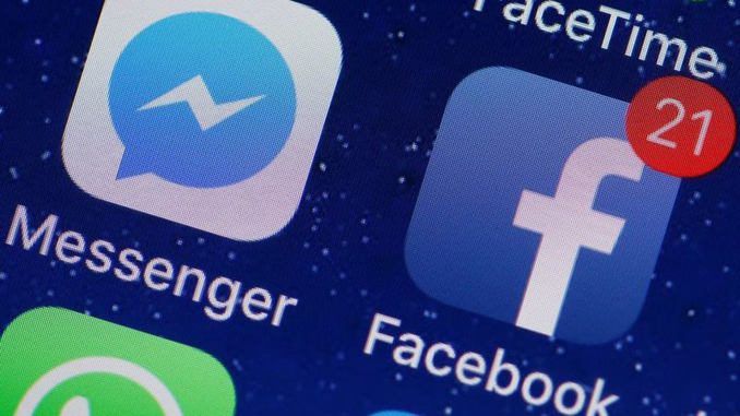 Facebook ,сбой, новости, Messenger