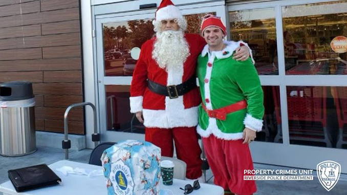 Полицейские в США нарядились в костюмы Санта Клауса и эльфа, чтобы выслеживать воров