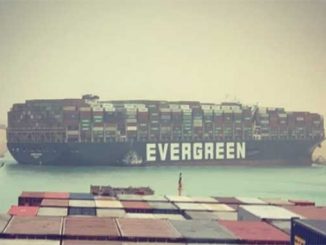 контейнеровоз в Суэцком канале ,новости, происшествия, канал, Суэцкий, Красное море, Средиземное море, новости. контейнеровоз, Ever Green,