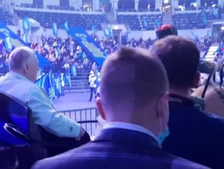 Жириновский прибыл на съезд партии на лошадях