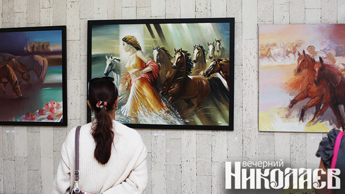 дом художника, николаев, валерий купцов, живопись, юбилей, фото Александра Сайковского