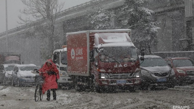 Снег в Китае