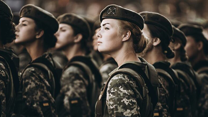 Женщины военные, воинский учет