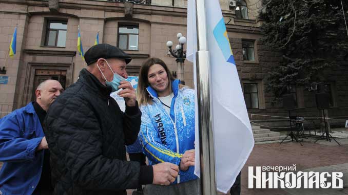 олимпиада, николаев, флаг нок,пекин, фото александра сайковского
